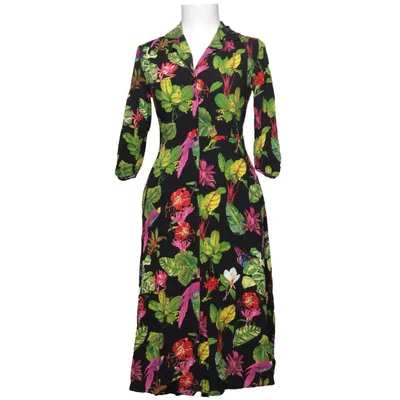 Robe chemise (Noir, Multicolore) de Mango Casual Viscose