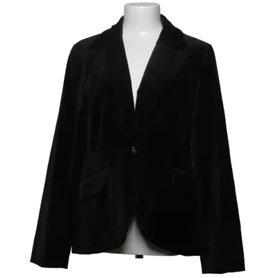 Blazer (Black) from H&M Cotton, Polyester, Viscose