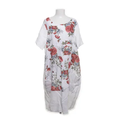 Klänning (Vit, Flerfärgad) från New Collection Linne