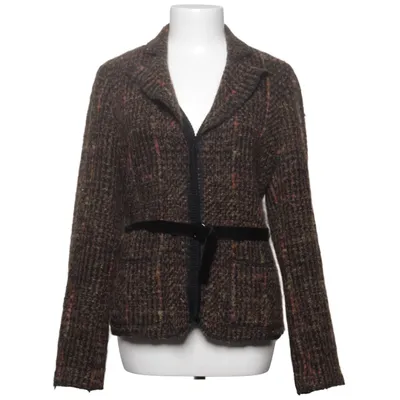 Kofta (Brun, Flerfärgad) från DinoModa Akryl, Polyester, Viskos, Ull