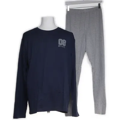 Pyjamas (Blå, Grå) från Tex Bomull