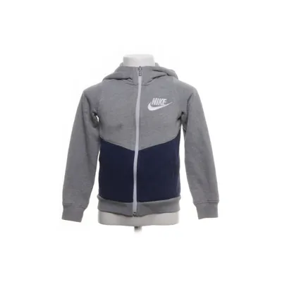 Hoodie (Gray, Blue) from Nike Cotton, Polyester