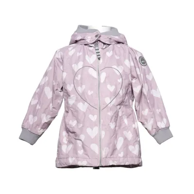 Veste imperméable (Rose, Gris) de Racoon Coton, Polyester