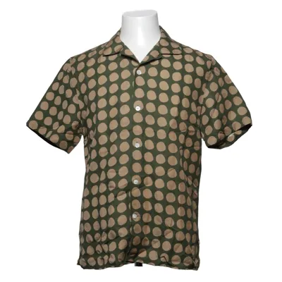 Kortärmad skjorta (Grön, Beige) från NN07 Linne, Tencel