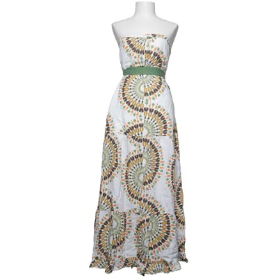 Dress (White, Green, Brown) from Dept Cotton, Linen