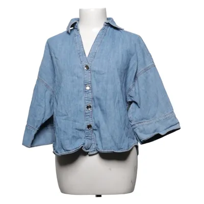 Denim blouse (Blauw) van Zara Katoen