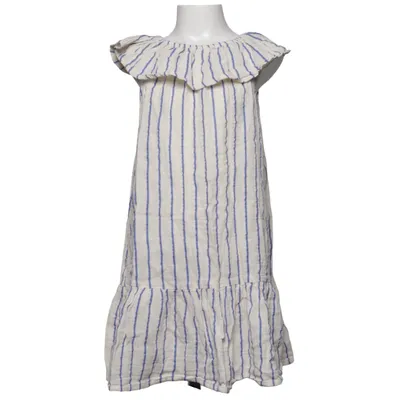 Dress (White, Blue) from Minories Cotton