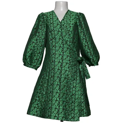 Omlottklänning (Grön, Svart) från Selected Femme Polyester