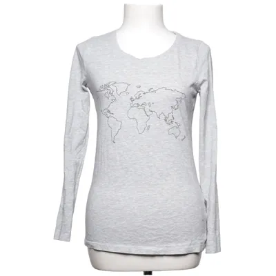 Lange mouwen shirt (Grijs) van Tribute Katoen, Elastaan, Viscose