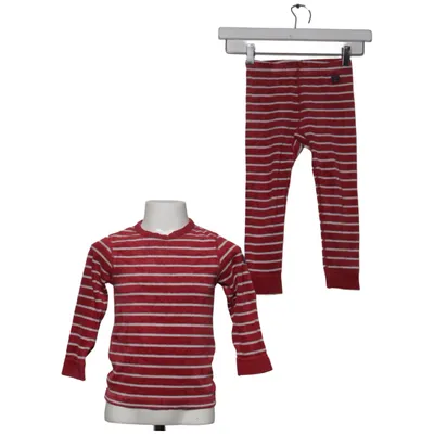 Pajamas (Red, White) from Polarn O. Pyret Cotton, Polyester