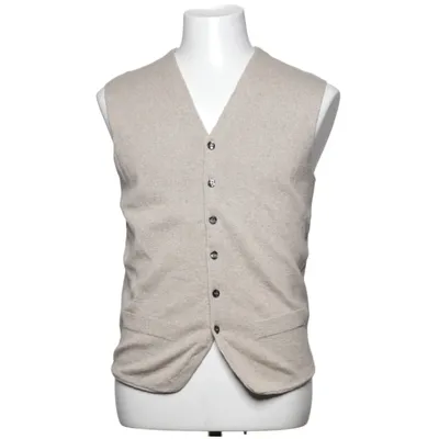 Vest (Beige) fra Oscar Jacobson Bomuld, Linned