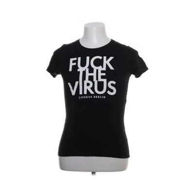T-shirt (Zwart, Wit) van Look 54 Katoen