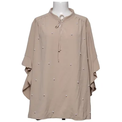 Blouse (Beige) from Shein Curve Polyester