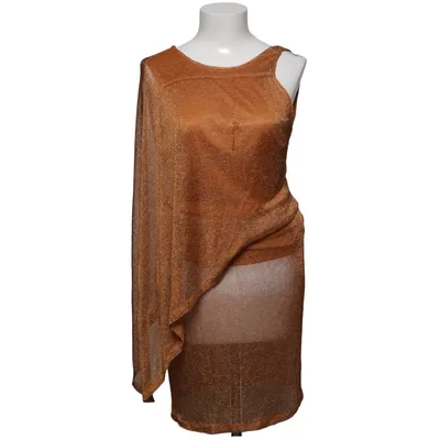 Haltertop (Bruin) van ASOS Elastaan, Metallvezel, Polyester, Viscose