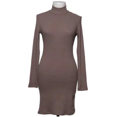 Jurk met col (Beige) van Kikiriki Elastaan, Polyester, Viscose