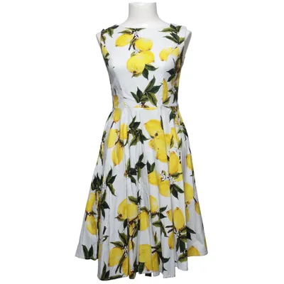 Kleid (Weiß, Gelb, Grün) von Jetset Trends