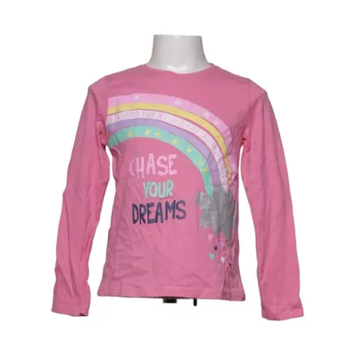 Långärmad t-shirt (Rosa, Flerfärgad) från Girls Bomull