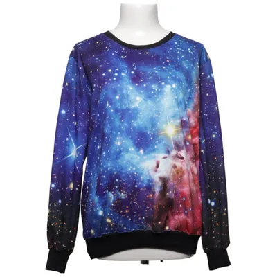 Sweatshirt (Blauw, Meerkleurig) van Choies