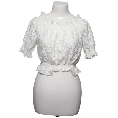 Dirndl blouse (White) from Bubbleroom Cotton, Polyamide