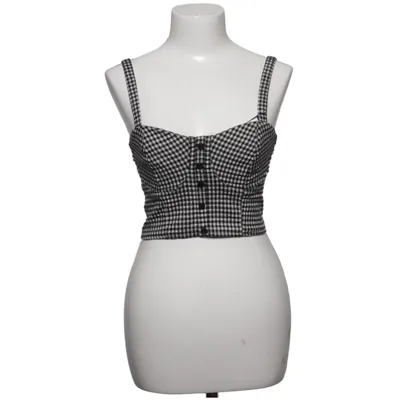 Crop top (Zwart, Wit) van Pull & Bear