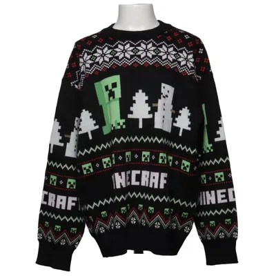 Kersttrui (Zwart, Meerkleurig) van Zara Polyamide, Polyester, Viscose