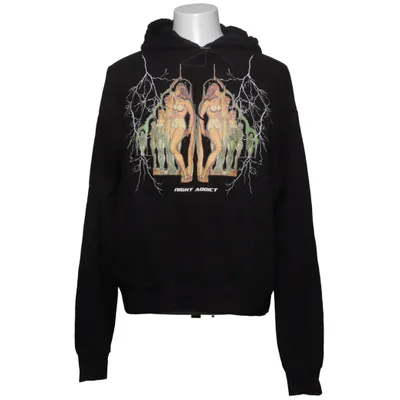 Capuchon sweater (Zwart) van Night Addict Katoen, Polyester