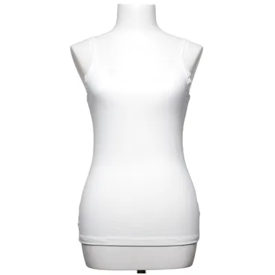 Tank­top (Weiß) von Wit Girl Elasthan, Viskose