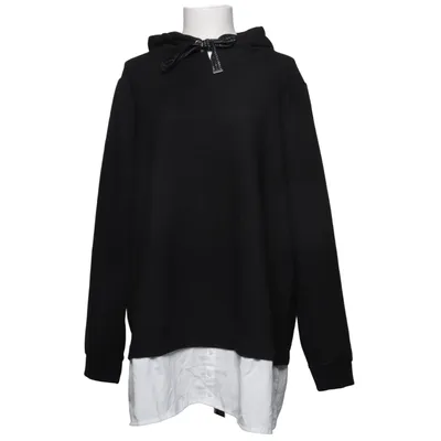 Hættetrøje (Sort, Hvid) fra Gina Benotti Bomuld, Elastan, Metallfiber, Polyamid, Polyester, Viscose