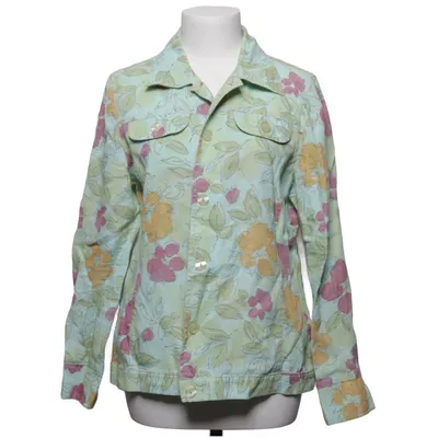Denim blouse (Groen, Meerkleurig) van Elisabeth Shannon Linnen