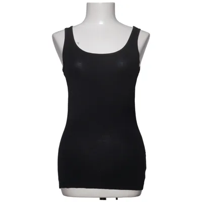 Tanktop  (Sort) fra Basic U Bomuld, Elastan