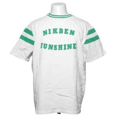T-shirt (Vit, Grön) från Nikben Ekologisk bomull