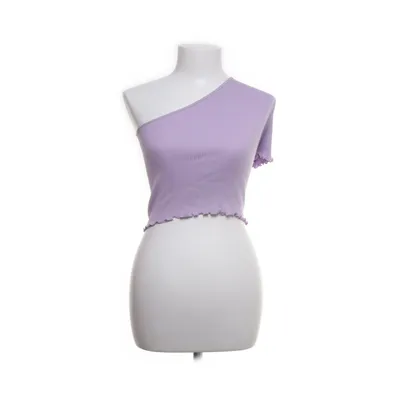 Crop top (Lila) från Barbara Kristoffersen by Rosemunde Bomull, Silke