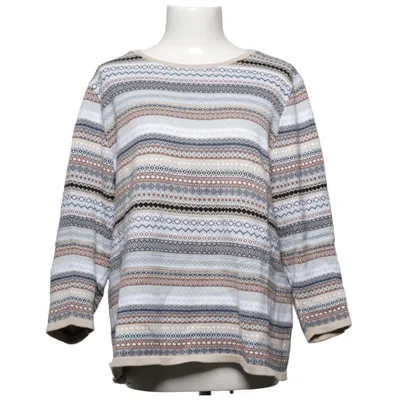 Sweater (Beige, Blå, Flerfarvet) fra Skovhuus Akryl, Bomuld