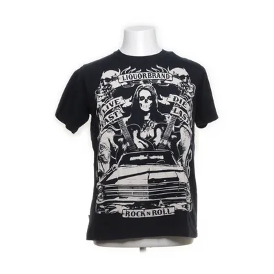 T-shirt (Svart, Vit) från Liquor Brand Bomull