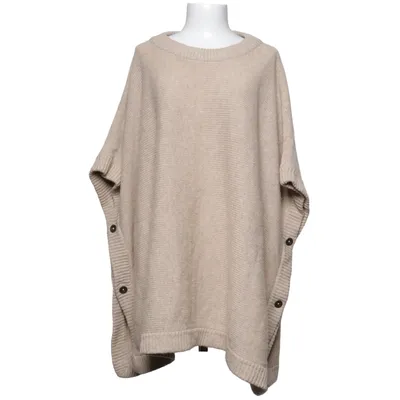 Poncho (Beige) from Twist & Tango Acrylic, Wool