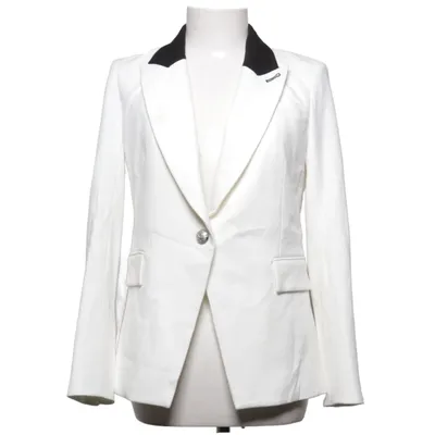 Blazer (Wit, Zwart) van Veronica Beard Elastaan, Polyester, Viscose