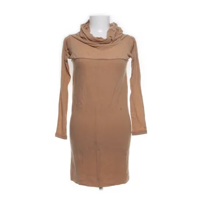 Jurk met col (Beige) van Source Unknown Katoen, Polyester, Tencel, Wol