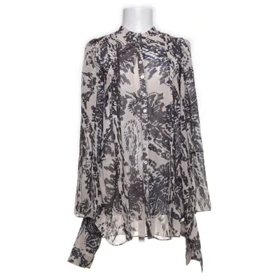 Blus (Beige, Flerfärgad) från H&M Studio Polyester