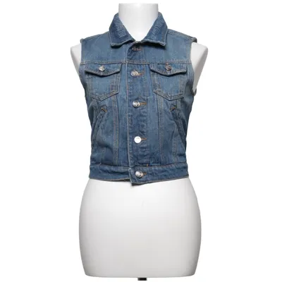 Spijker gilet (Blauw) van Broken Arrow Katoen