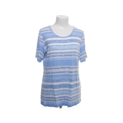 T-shirt (Blue, Multicolored) from Clarina Collection Elastane, Viscose