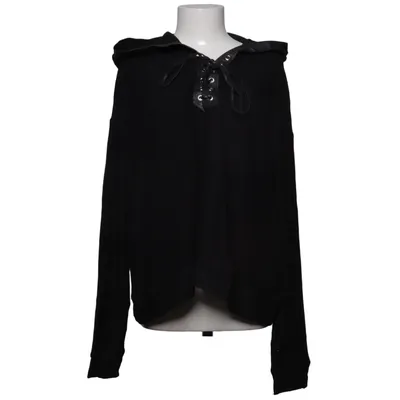 Hoodie (Black) from The Kooples Sport Cotton, Polyamide, Viscose