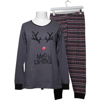 Pyjamas (Grå, Svart, Röd) från Merry Christmas Bomull