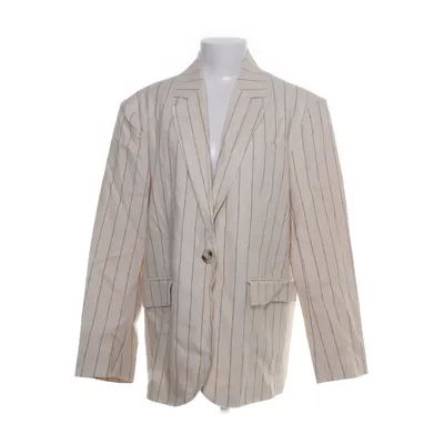 Kavaj (Beige, Svart) från Edited Linne, Återvunnen polyester, Viskos