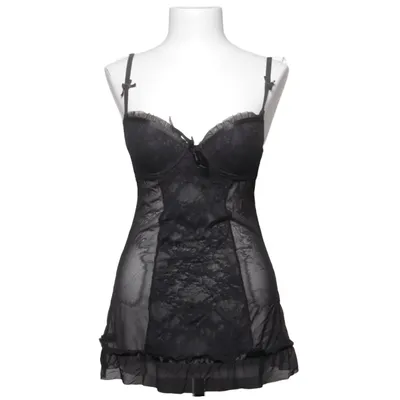 Negligé (Schwarz) von Hunkemöller Elasthan, Polyamid