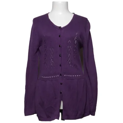 Cardigan (Lilla) fra Stuts Bomuld