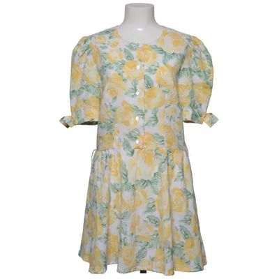 Klänning (Gul, Grön, Vit) från Country Romance Polyester, Viskos