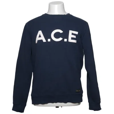 Collegetröja (Blå) från Ace Bomull, Polyester