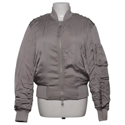 Bomberjakke (Grå) fra Allsaints Bomuld, Polyester, Viscose