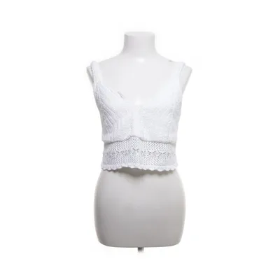 Crop top (Vit) från Hollister California Bomull, Elastan