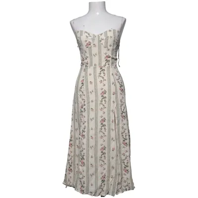Jurk (Wit, Groen, Roze) van Reformation Viscose
